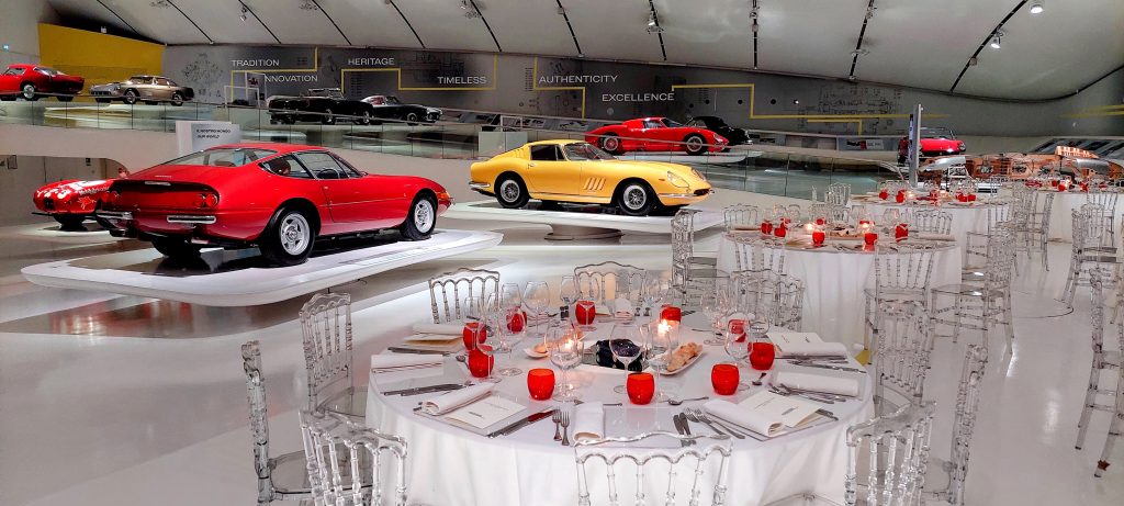 Unique venue corporate event Ferrari Museum DMC Italy